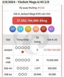 ảnh chụp màn hình kết quả xổ số vietlott ngày 30 tháng 6