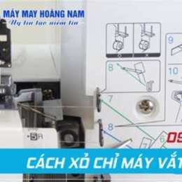 cách xỏ chỉ máy vắt sổ