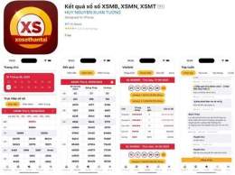 giao diện app dò xổ số ninh thuận