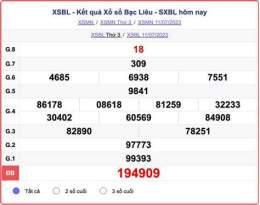 giao diện app kết quả xổ số bạc liêu ngày 18 tháng 11