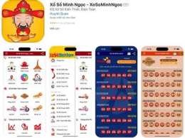 giao diện app kết quả xổ số cn