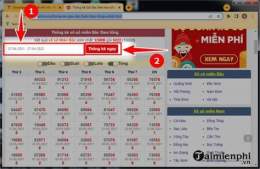 giao diện app kết quả xổ số giải đặc biệt theo tuần