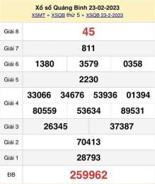 giao diện app kết quả xổ số quảng bình ngày 26 tháng 2