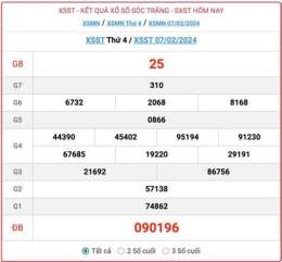 giao diện app kết quả xổ số sóc trăng ngày 21 tháng 1