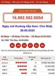 giao diện app kết quả xổ số vietlott ngày 20 tháng 1