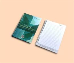 giao diện app sổ tay lò xo a5