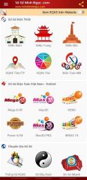 giao diện app số xổ miền trung minh ngọc
