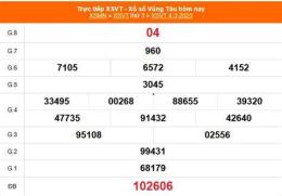 hướng dẫn sử dụng kết quả xổ số vũng tàu ngày 4 tháng 8