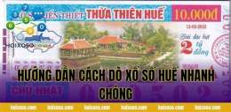 hướng dẫn sử dụng quả xổ số huế