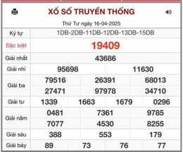 hướng dẫn sử dụng sổ xô miên bắc hôm nay thứ 6