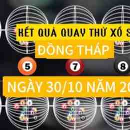 kết quả sổ xố đồng tháp