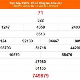 kết quả xổ số đồng nai ngày mùng 10 tháng 12