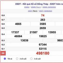 kết quả xổ số dong thap