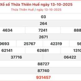 kết quả xổ số kiến thiết huế ngày hôm nay