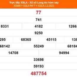 kết quả xổ số long an ngày 1 tháng 8