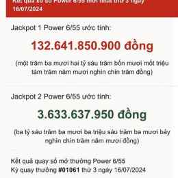 kết quả xổ số power ngày