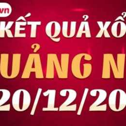 kết quả xổ số quảng ngãi ngày 20 tháng 12