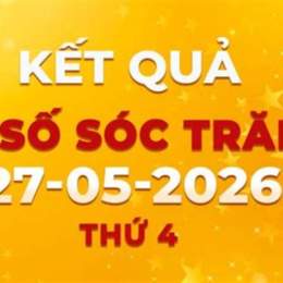 kết quả xổ số sóc trăng ngày 27 tháng 5