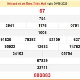 kết quả xổ số thừa thiên huế tuần trước