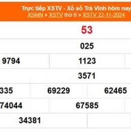 kết quả xổ số trà vinh ngày 22 tháng 5