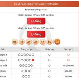 kết quả xổ số vietlott ngày 19 tháng 5