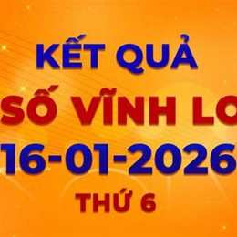 kết quả xổ số vĩnh long ngày 16 tháng 01