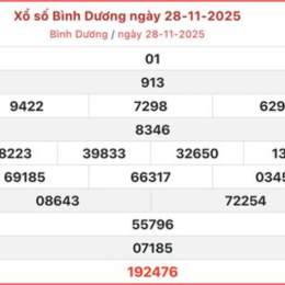 số bình dương xổ số bình dương