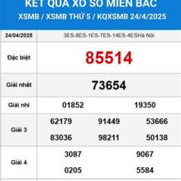 so xo miền bắc thứ 5 hàng tuần