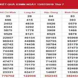 sổ xố miền nam thứ 7