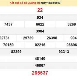 số xổ quảng trị