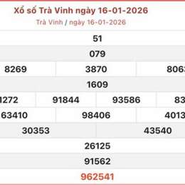 sổ xố trà vinh hôm nay