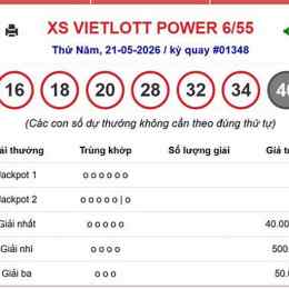 so xo vietlott power hom nay