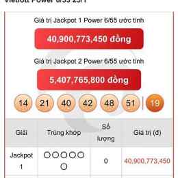 tất cả kết quả xổ số vietlott