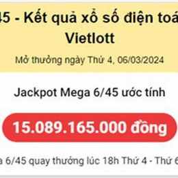 thống kê xổ số vietlott 6/45