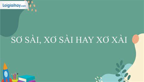 tính năng nổi bật sơ sẩy hay xơ xẩy