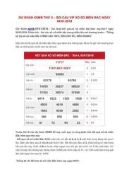 tính năng nổi bật so xo du doan lo vip mien bac