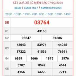 xem kết quả xổ số miền bắc thứ bảy