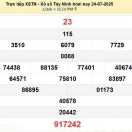 xổ số 24 tây tháng 7