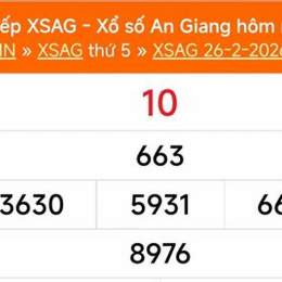 xổ số an giang 5 tây tháng 3