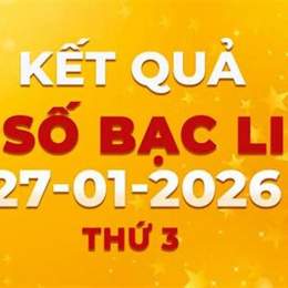 xổ số bạc liêu ngày 27 tháng 1 năm 2006