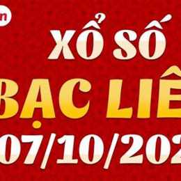 xổ số bạc liêu ngày mùng 7 tháng 10