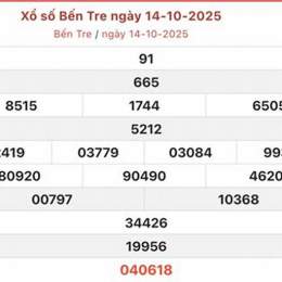 xo so ben tre 14 10