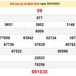 xổ số bình định ngày 30 tháng