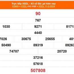 xổ số đà lạt 2 tây tháng 11