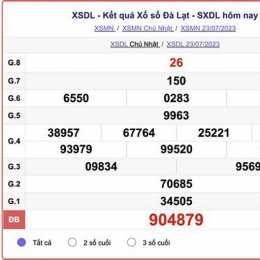 xổ số đà lạt 31/5