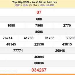 xổ số đà lạt ngày 13 tháng 9 năm 2016