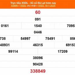 xổ số đà lạt ngày 19 tháng 7 năm 2006