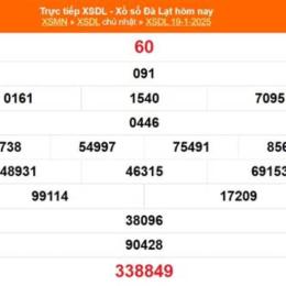 xổ số đà lạt ngày 27