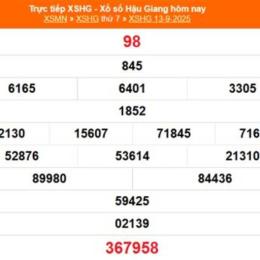 xổ số đài hậu giang ngày 11 tháng 04