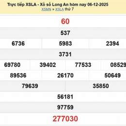 xổ số đài long an ngày 13 tháng 6